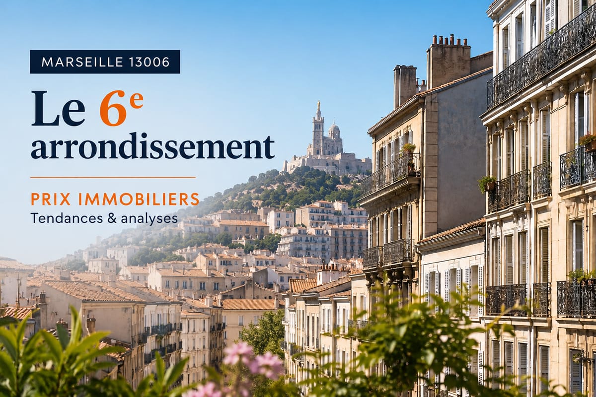 13006 : ce que révèlent les prix au m² dans le 6e arrondissement de Marseille
