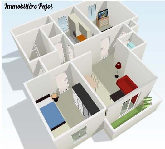 Appartement 3 pi&egrave;ces à vendre – photo 2