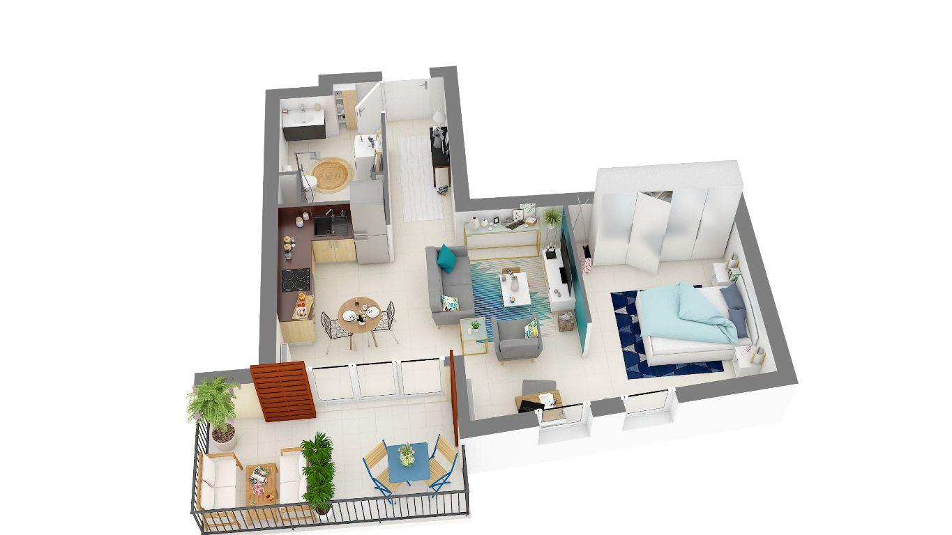 Appartement T2 à louer à Marseille – photo 10