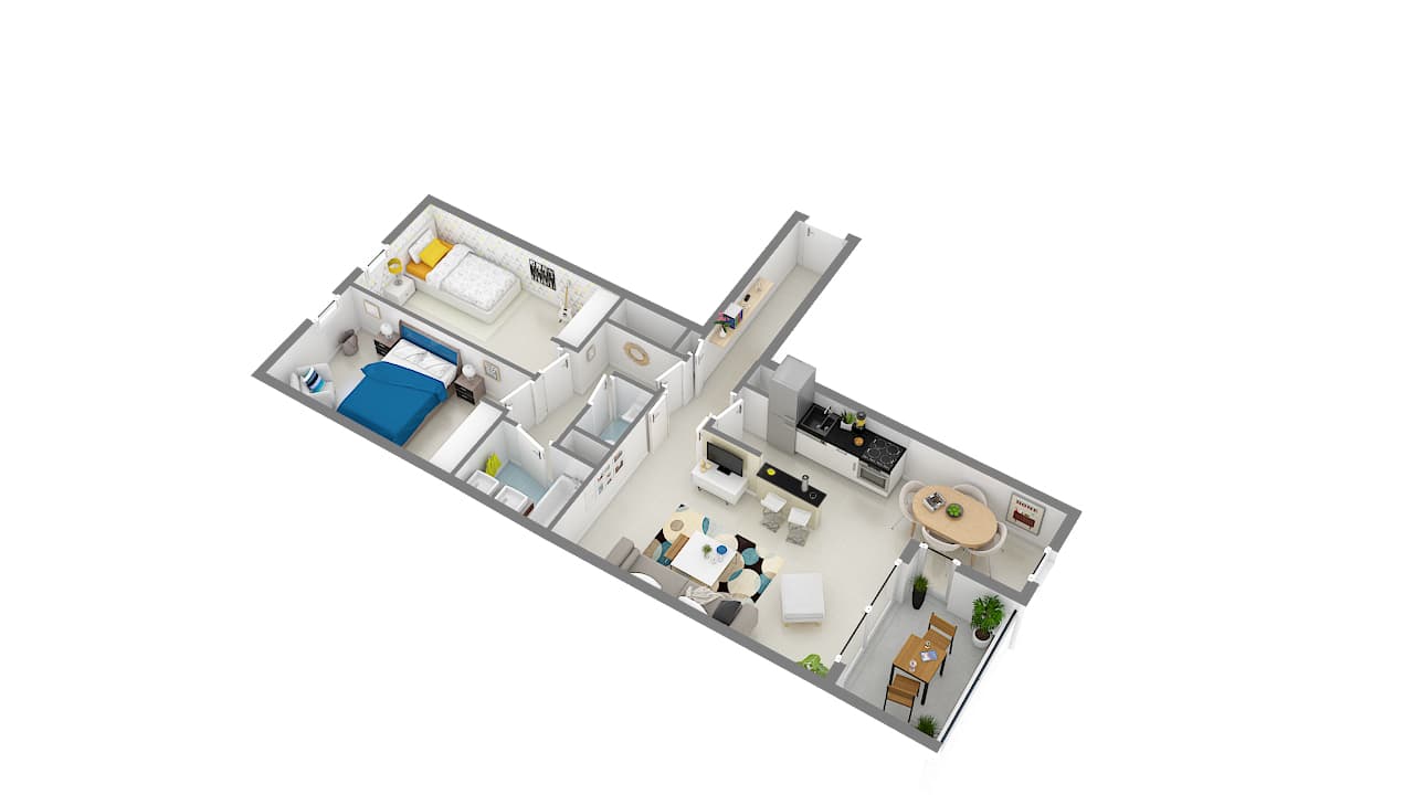 Appartement 3 pièces à louer à Marseille – photo 9