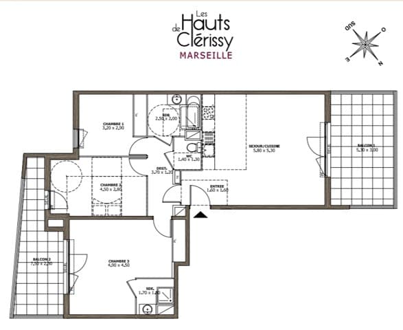 Appartement T4 à louer à Marseille – photo 9