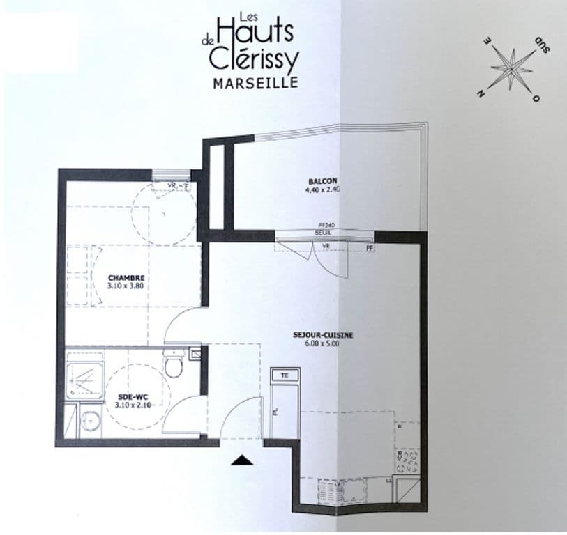 Appartement T2 à louer à Marseille – photo 6