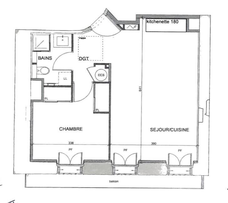 Appartement T2 à louer à Marseille – photo 7
