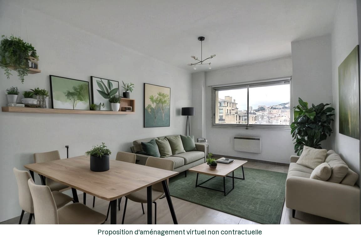 Appartement T3 à louer à Marseille 2eme Arrondissement – photo 1