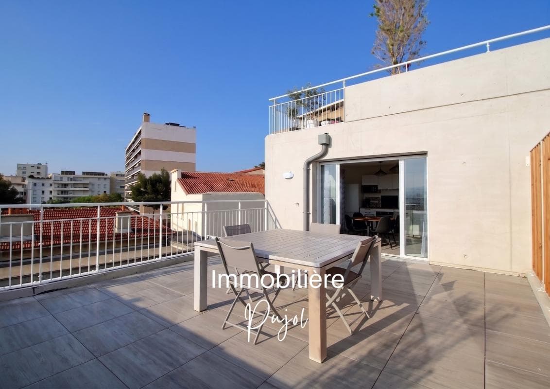 Vauban 13006 - T2 climatisé,  meublé , terrasse vue panoramique et garage double – photo 2