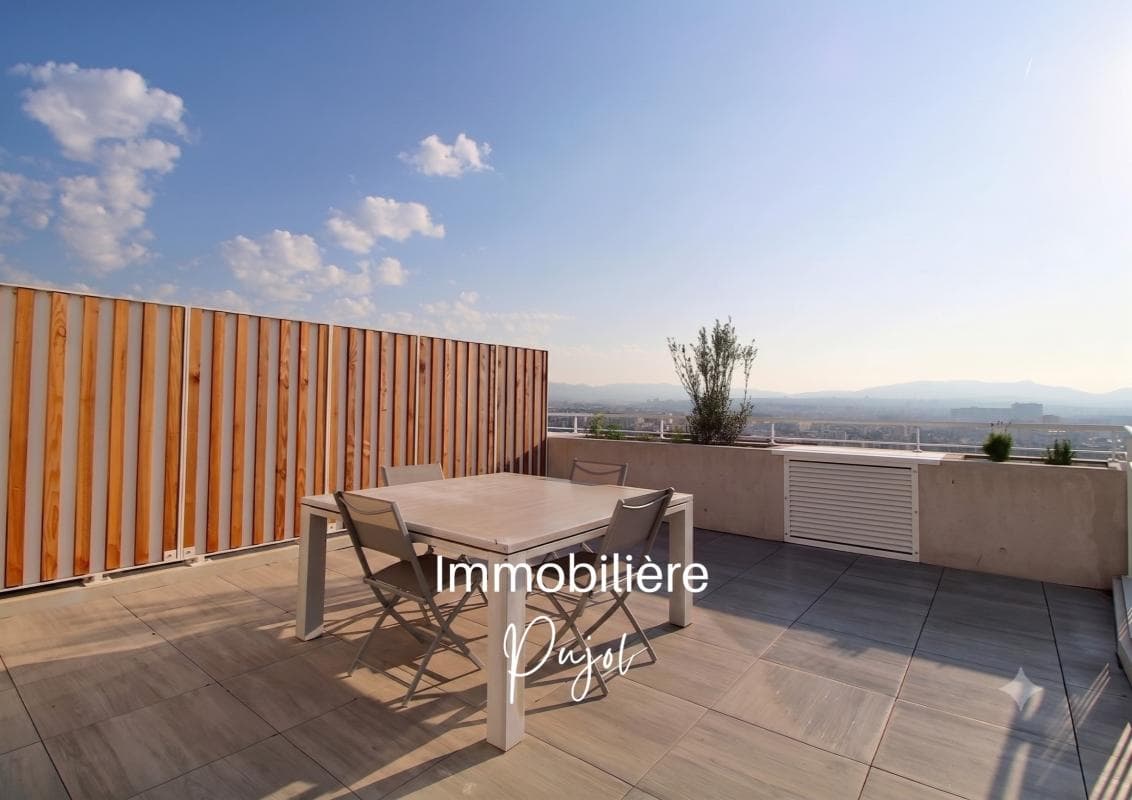 Vauban 13006 - T2 climatisé,  meublé , terrasse vue panoramique et garage double – photo 1