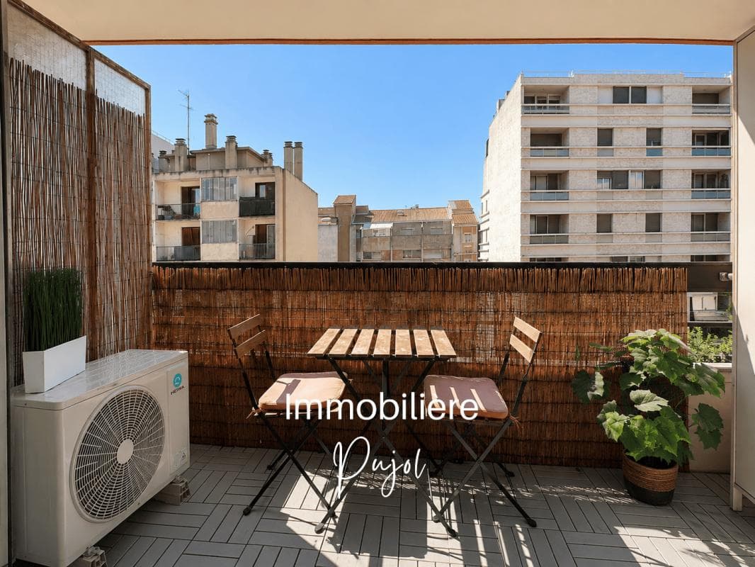 Timone 13010 - Studio récent climatisé et meublé avec terrasse – photo 1