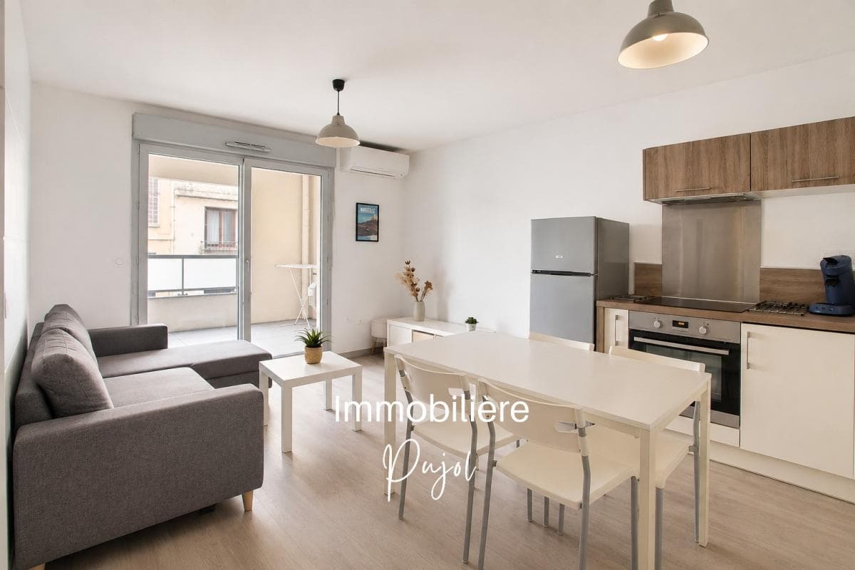 Le Camas 13005 -  T2 meublé  et climatisé avec terrasse et garage – photo 1