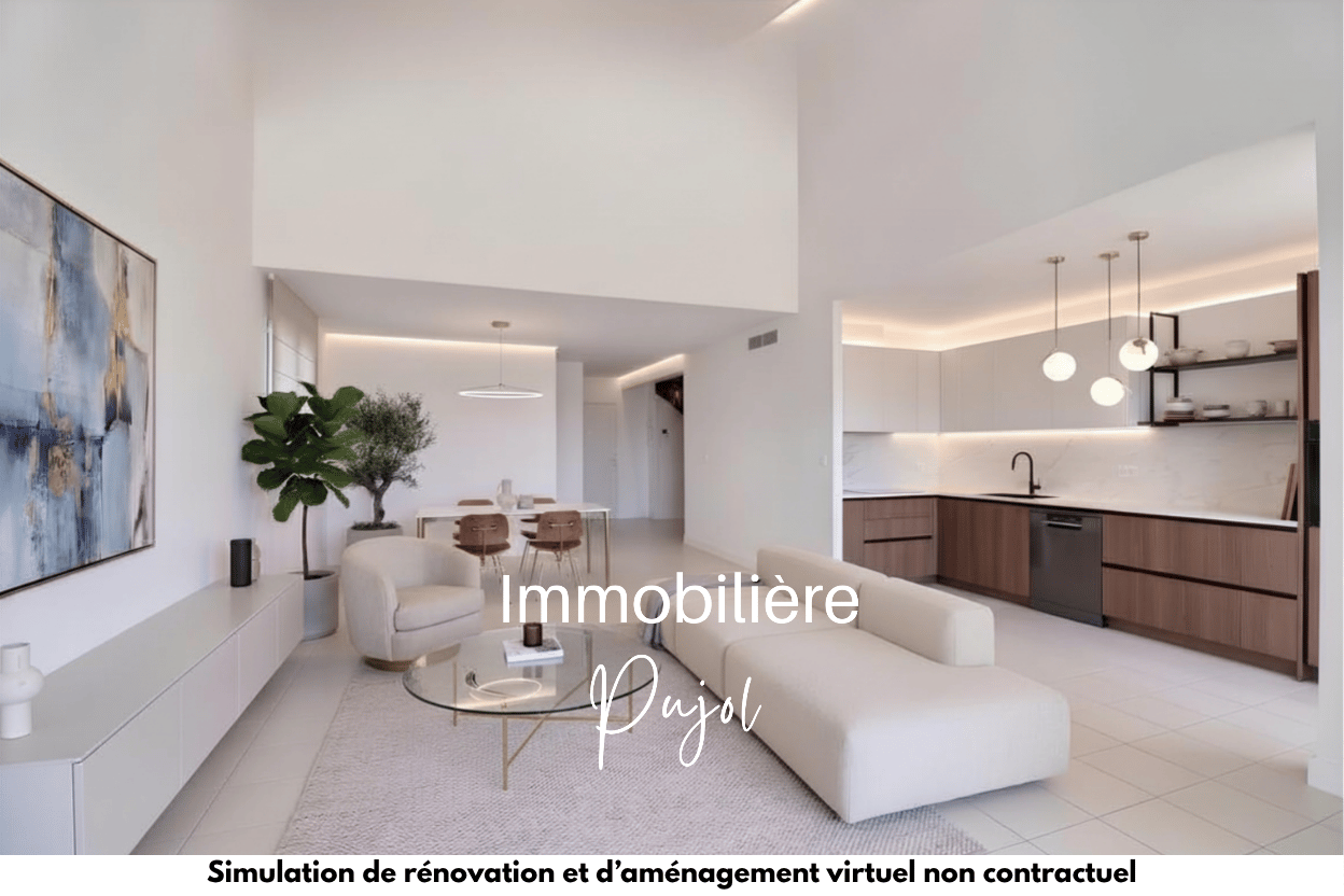 T3 en Duplex de 93m2 avec terrasse parking et garage en sous – photo 3
