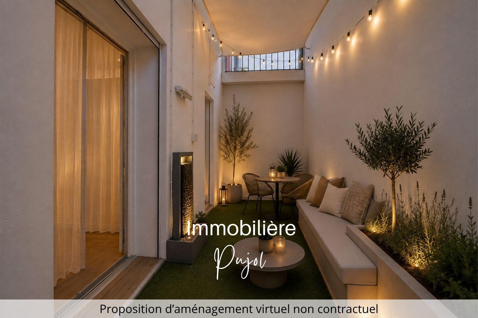 Marseille 6e   Préfecture   T3 rénové de 72 m2 avec patio – photo 1