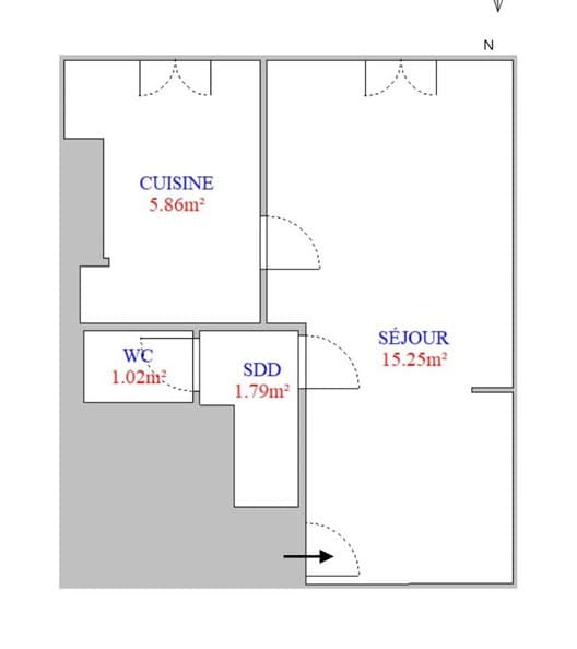 VENDU EN EXCLUSIVITE - Studio de 24m2 secteur Palais de Just – photo 5