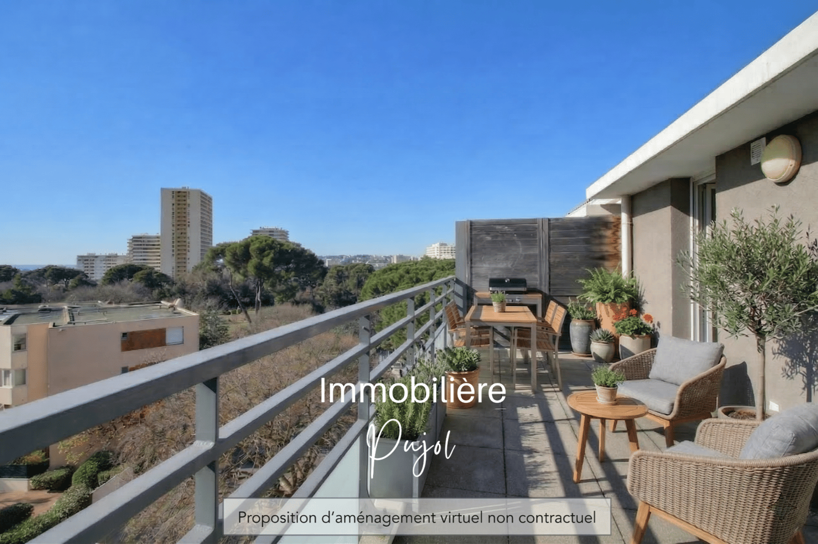 VENDU EN EXCLUSIVITE - T3 60m2 avec terrasse vue mer et coll – photo 3