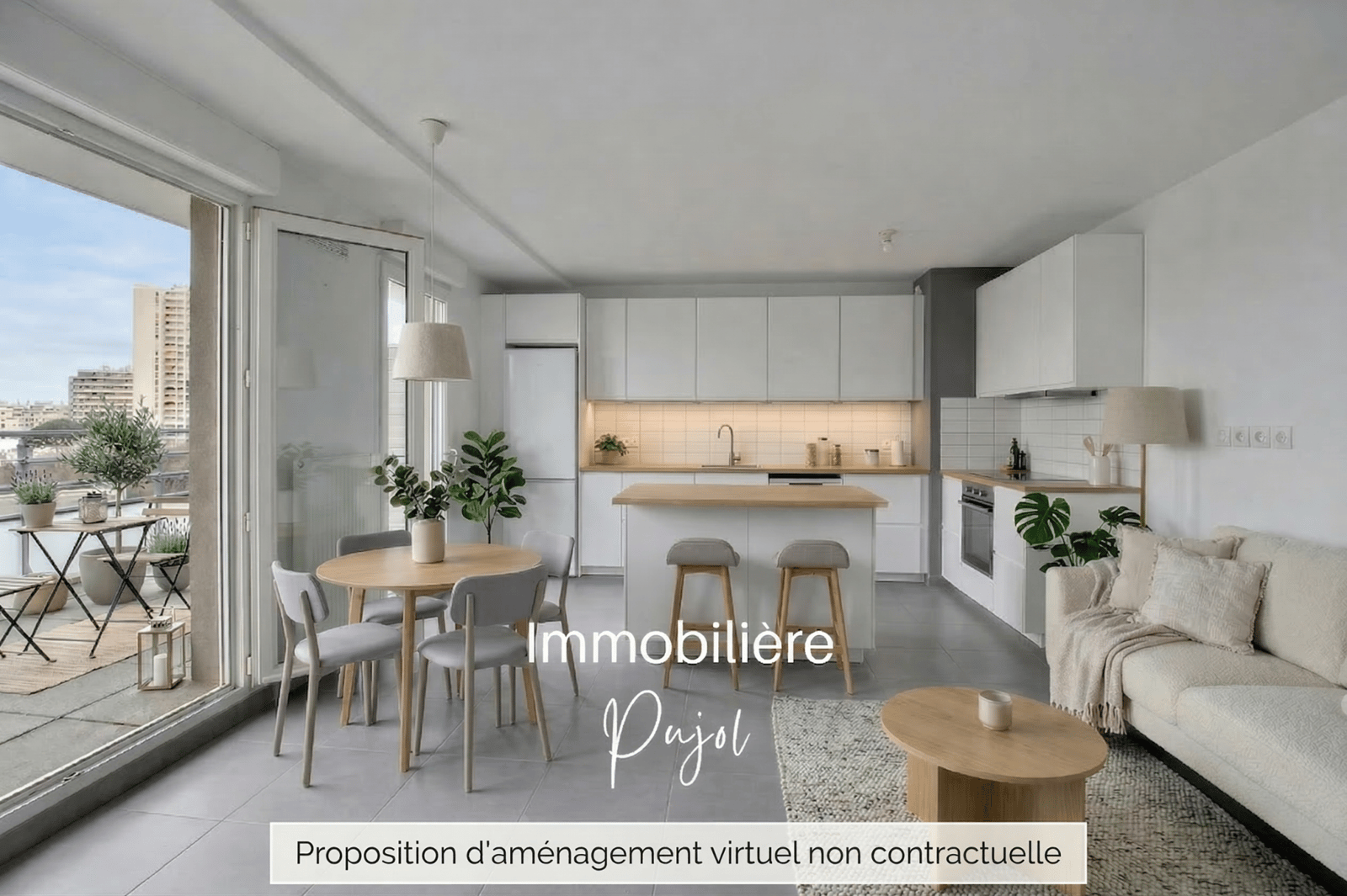 VENDU EN EXCLUSIVITE - T3 60m2 avec terrasse vue mer et coll – photo 5