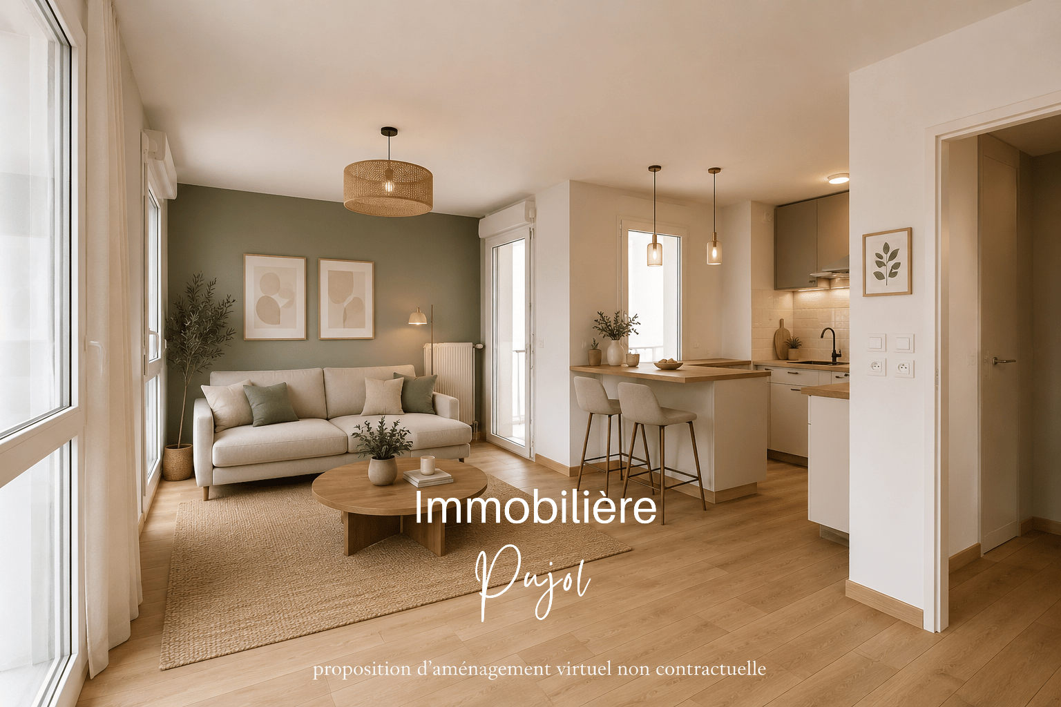 Joliette 13002 -  T2 de 43 m2 avec terrasse et parking – photo 2