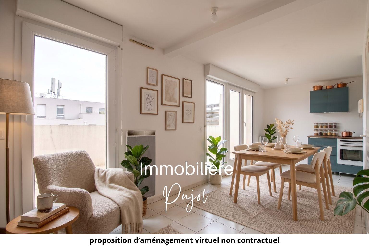 La Capelette 13010  -  T3 avec terrasse et gaareg double – photo 3