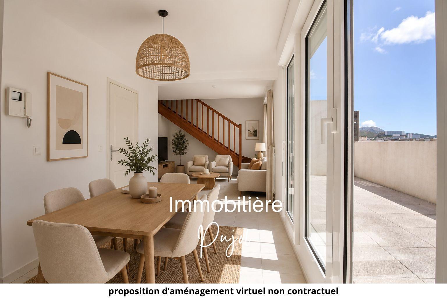 La Capelette 13010  -  T3 avec terrasse et gaareg double – photo 7