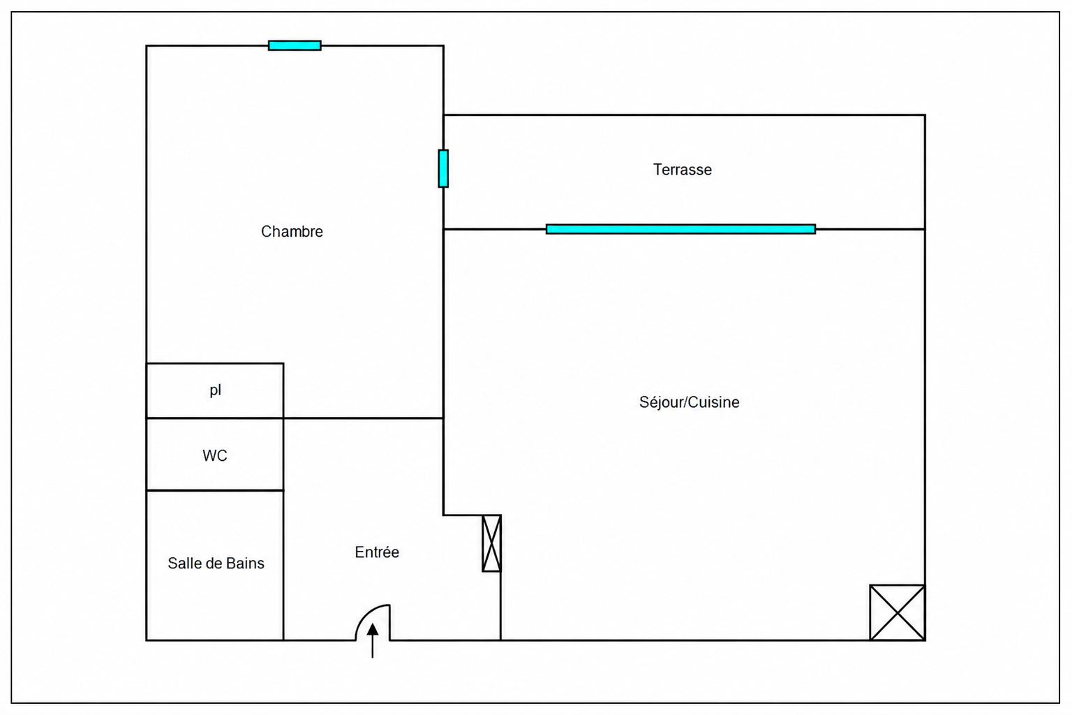 T2 (vendu loué meublé) - TERRASSE - GARAGE - 286 av. de la c – photo 8