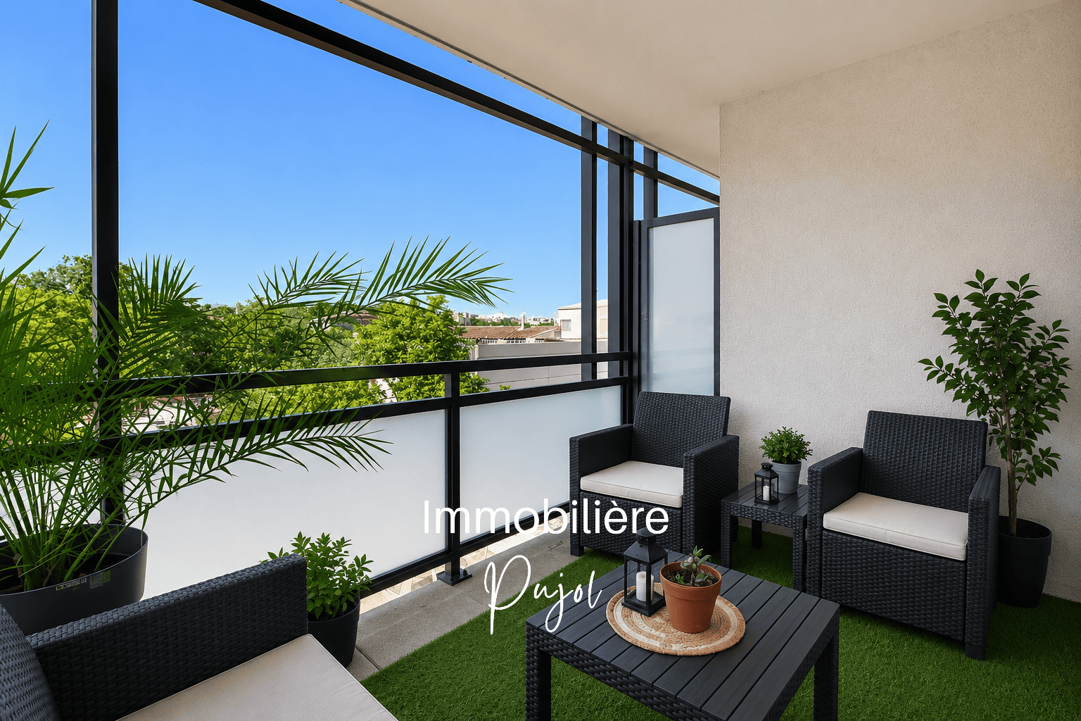 T2 (vendu loué meublé) - TERRASSE - GARAGE - 286 av. de la c – photo 1