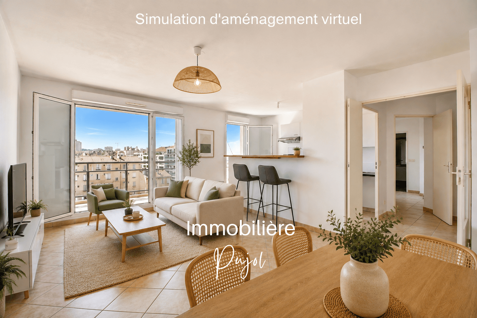 Timone 13010 - T3 avec terrasse et grand parking – photo 4