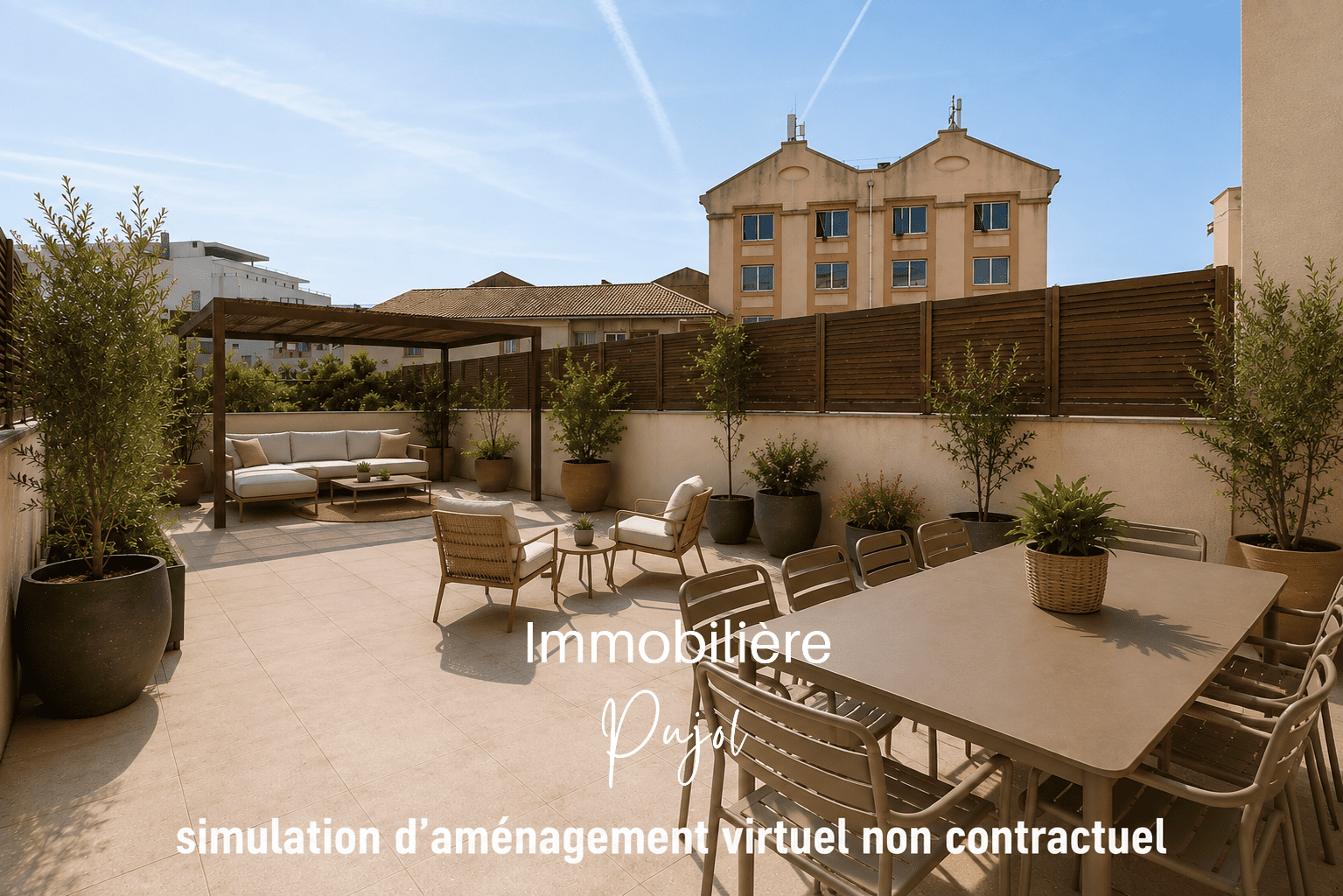 T3 GRANDE TERRASSE, GARAGE DOUBLE (option), au 262 ave de la – photo 1
