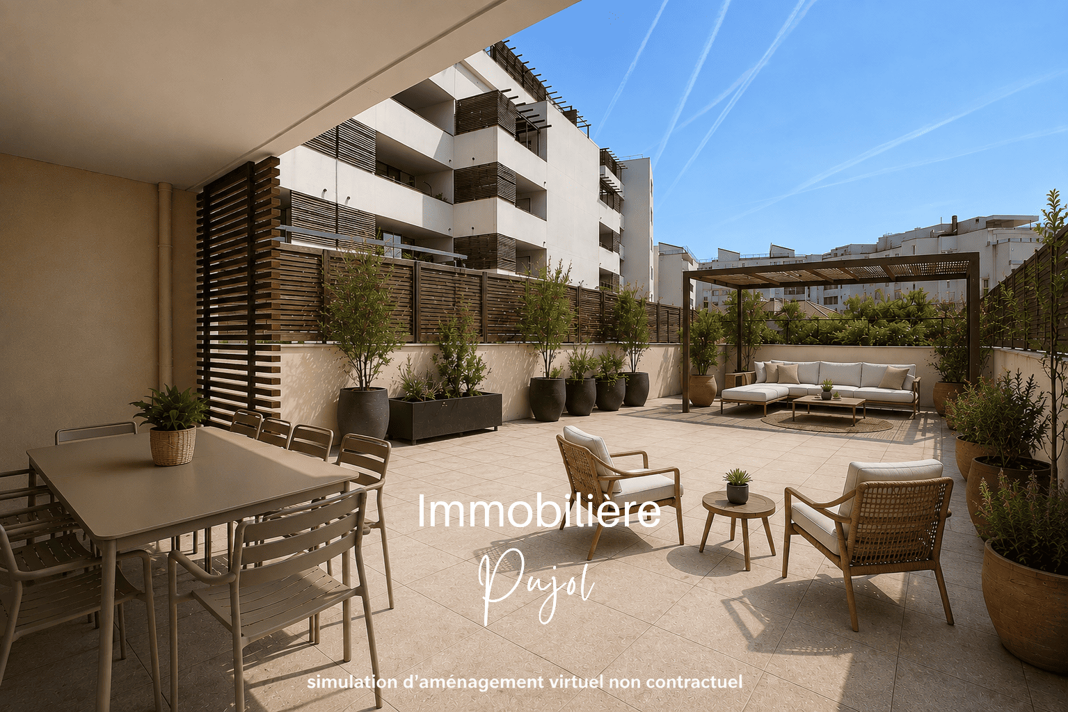 T3 GRANDE TERRASSE, GARAGE DOUBLE (option), au 262 ave de la – photo 3