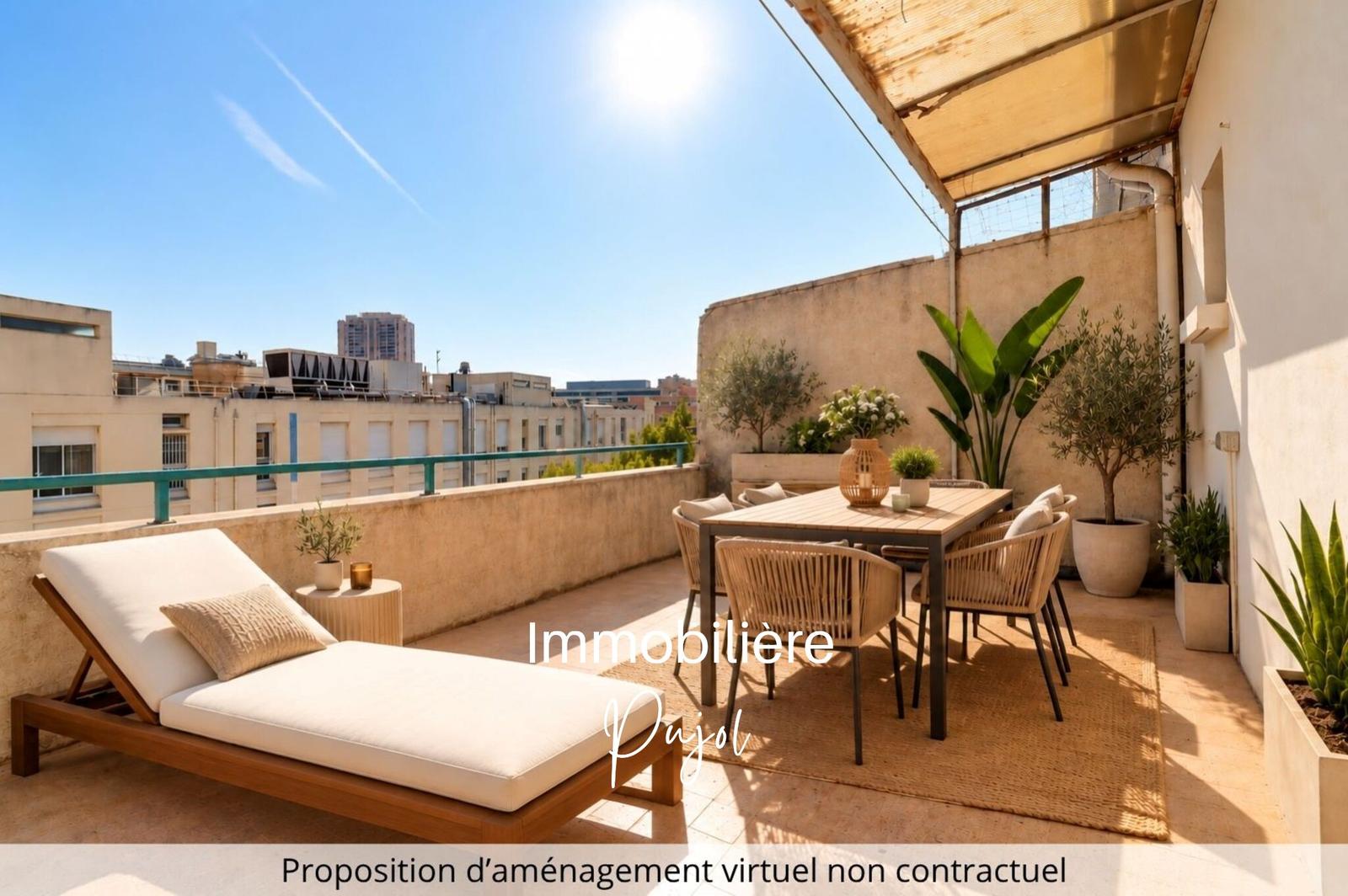 Prado / Louvain 13008  - Appartement T2 terrasse dernier éta – photo 1
