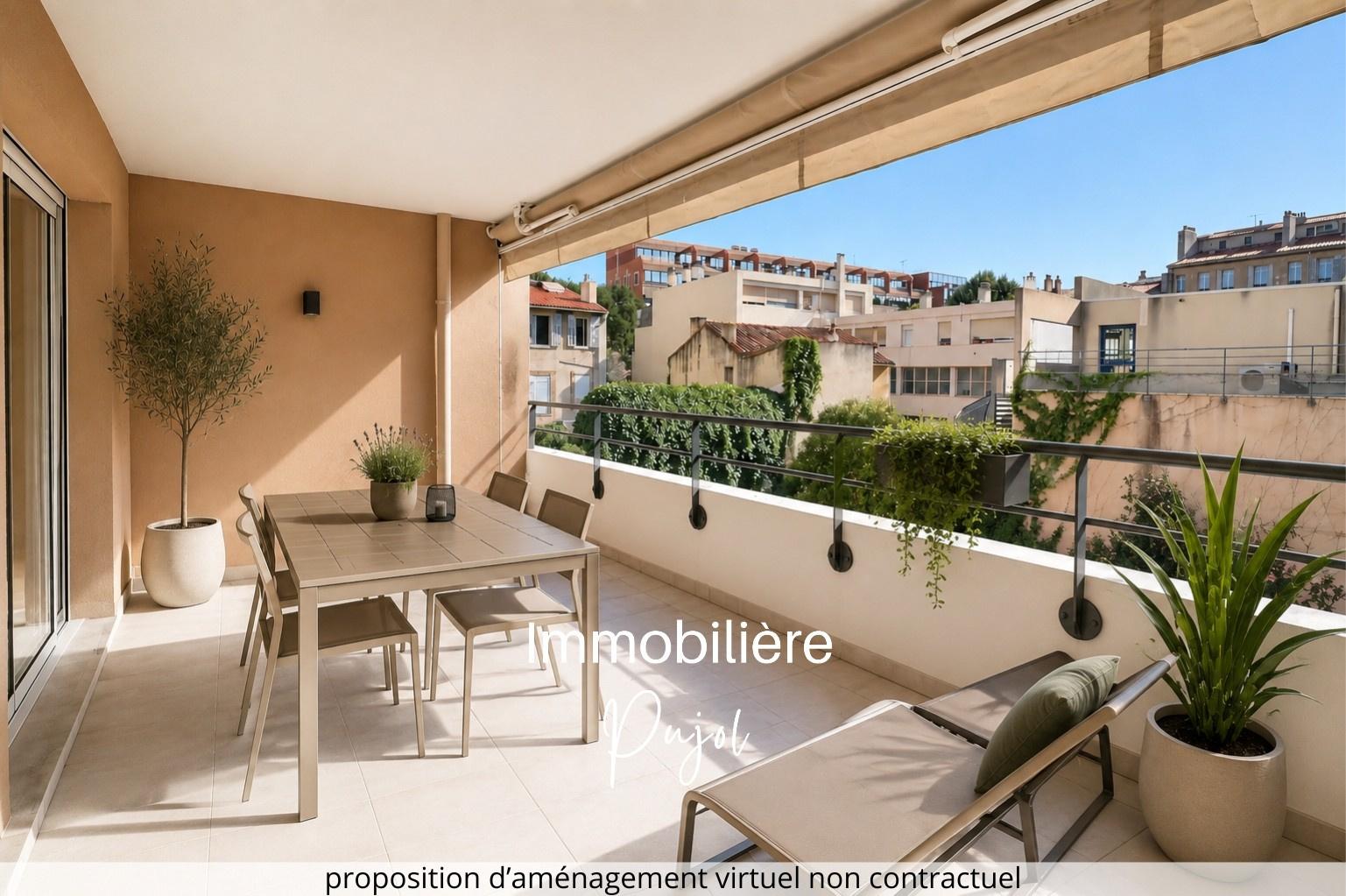 Prado / Périer - Appartement T3 résidence sécurisée avec ter – photo 1