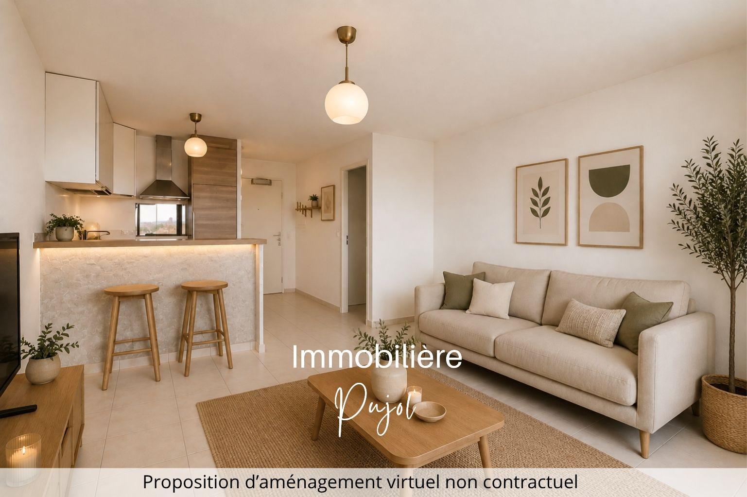 EXCLUSIVITE T2 48,5 M2 - TERRASSE - PARKING AU 116 BD MIREIL – photo 4