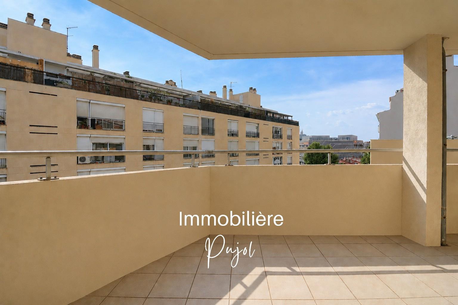 T2 avec TERRASSE et PARKING, vue Notre Dame de la Garde, 217 – photo 14