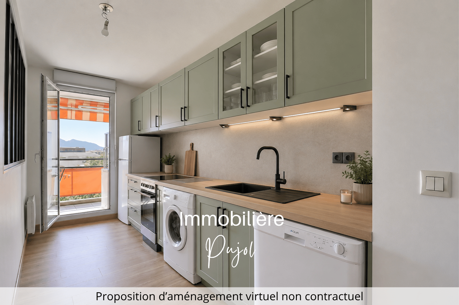 EXCLUSIVITE T3 TERRASSE SUD ET PARKING AU 63 BD ST JEAN 130 – photo 13