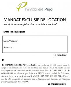 mandat de location marseille