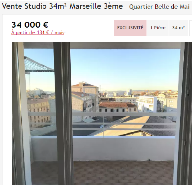 acheter appartement 100 000 euros