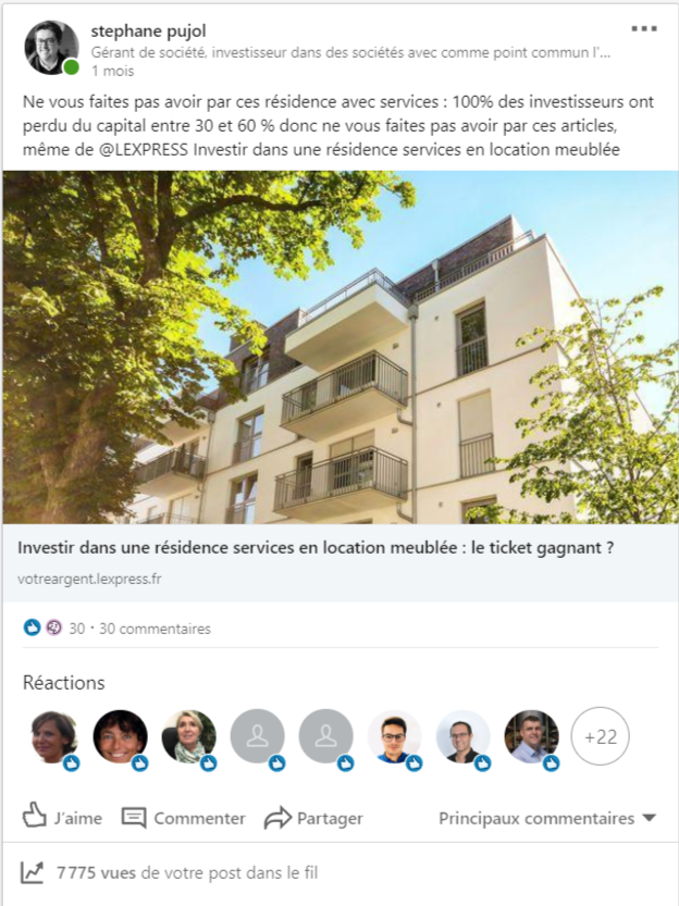 Se faire avoir en achetant une résidence avec service